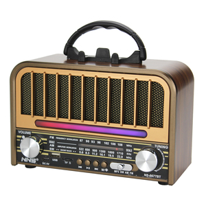 2024 2.5inch 5 Wát loa đài phát thanh NNS đa ban nhạc đài phát thanh USB sạc 3 ban nhạc đài phát thanh NS-6677BT - Product Image 4
