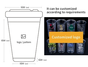 Gelas PET Sekali Pakai Bentuk U <span class=keywords><strong>DOMI</strong></span> Brand 89-300ml Dinding Tunggal Cetak Logo Kustom Laris untuk Layanan Minuman - Product Image 5