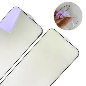 9H Blue Light Anti Glare Full Cover Film de protection d'écran en verre trempé pour iPhone 15 Pro Max 14 13 12 11 XS XR