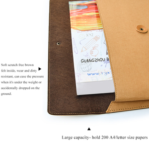 A4 Thư Kích Thước <span class=keywords><strong>Kraft</strong></span> Giấy Phong Bì Thư Mục Tập Tin Dự Án Tổ Chức Tài Liệu Chủ với Chuỗi Tie Đóng Cửa cho Văn Phòng, Kinh Doanh - Product Image 4