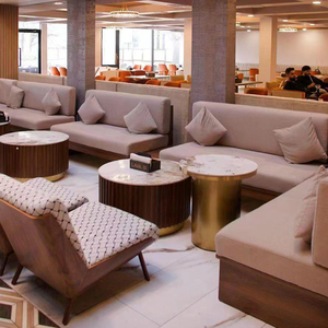 เก้าอี้โซฟามุมรับประทานอาหารชุดเฟอร์นิเจอร์ร้านอาหาร - Product Image 4
