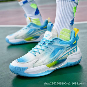 Unisex High-Top Sneakers Mesh Upper Non-Slip Rubber Outsole EVA Midsole Professional <strong>Basketball</strong> <strong>Shoes</strong> - Product Image 4