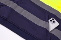 Sweat-shirt de travail réfléchissant haute visibilité pour hommes, uniforme de sécurité pour la construction routière et le contrôle du trafic