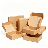 Cajas de Cartón Corrugado para Envíos con Logotipo Personalizado de Fábrica, Caja de Envío Kraft para Comercio Electrónico