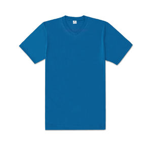 เสื้อยืด Blueman ผ้า TC สำหรับทุกเพศ, เสื้อยืดทีซีแขนสั้น/คอวีทนทานต่อการยับและดูแลรักษาง่าย BM002เครื่องแต่งกายระดับพรีเมียม - Product Image 1