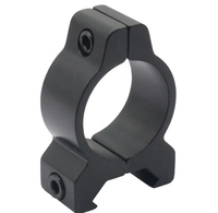 25.4mm portée montage accessoires de chasse tactique 25.4mm fixe queue d'aronde anneaux faible alliage d'aluminium