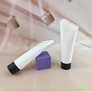 Custom Bottle Packaging Lotion <b>Tube</b> 100ml Uniique Cosmetic Private Cosmetic Sustainable <b>Tube</b> With Flip Top 7Shape Tail <b>Tube</b> - Product Image 3