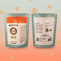 Sac en mylar à fermeture éclair pour nourriture pour animaux de compagnie, refermable, thermoscellable, sac d'emballage Doypack avec fenêtre transparente