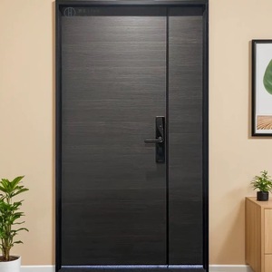 Porte intérieure en <span class=keywords><strong>bois</strong></span> de style européen, porte intérieure en <span class=keywords><strong>bois</strong></span> ignifuge pour hôtel, porte en <span class=keywords><strong>bois</strong></span> massif en noyer et en chêne pour appartement - Product Image 1
