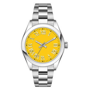 Montre à quartz de luxe avec logo personnalisé pour hommes cadran ovale en acier inoxydable de haute qualité verre saphir approvisionnement direct d'usine fabriqué en Chine - Product Image 3