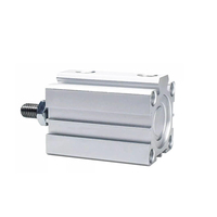 Cylindre pneumatique SDA12-100 de type compact à filetage interne en aluminium pour l'automatisation industrielle et le contrôle du mouvement linéaire