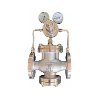 Vanne de réduction de pression en acier inoxydable CF8 YK43X-25P DN40 à brides, régulateur de pression de gaz à piston