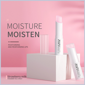 Baume à lèvres hydratant et éclaircissant ZOZU au lait de fraise naturel, améliore les lèvres gercées, marque privée - Product Image 2