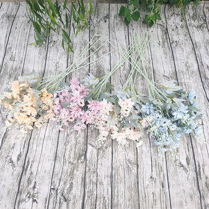 Flores Artificiales de Dalia, Flores de Seda de 30cm-100cm, Decoraciones de Pared para Bodas, Estilo Nórdico, Color Rosa, Blanco y Champán - Product Image 3