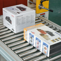Machine d'emballage thermique semi-automatique GURKI GPS-4525 pour film POF, tunnel de rétraction pour bouteilles d'eau et films PE