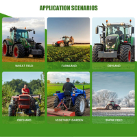 Tracteurs agricoles miniatures 4x4 de 30 ch, 50 ch, 60 ch, 70 ch avec cabine pour vergers de papayes, jardins et vergers