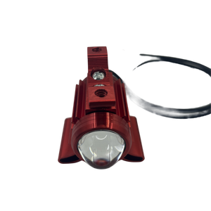 مصباح LED للدراجات النارية V78 بقوة 12 فولت، أضواء LED للطرق الوعرة، أضواء LED إضافية، مصباح ضباب ثنائي اللون أحمر وأزرق للدراجات النارية - Product Image 5