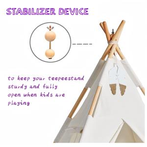 Offre Spéciale coton naturel tente <span class=keywords><strong>de</strong></span> jeu pour enfants monocouche été <span class=keywords><strong>jardin</strong></span> plage Camping <span class=keywords><strong>tipi</strong></span> Style château maison pour enfants - Product Image 4