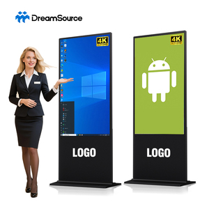 Pantallas Digitales de Señalización de 43, 49, 55 y 65 Pulgadas, 4K HD, con Soporte de Pie, Animación, Publicidad, Kiosco, WiFi/USB/CMS Táctil, para Centros Comerciales - Product Image 1