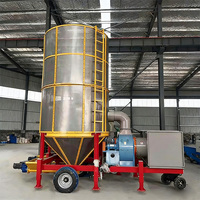 Trémie d'alimentation SUS304 anti-blocage, stable, pour séchage continu de céréales en lots, équipement de déshydratation des grains