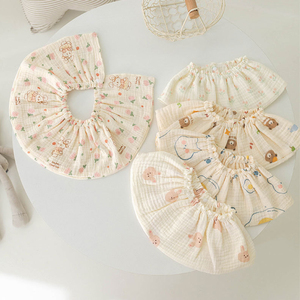 Nouveau-né fille coton bavoirs festonnés pour bébés collier manger bavoirs à bulles élastiques produits pour bébés bavoirs - Product Image 5