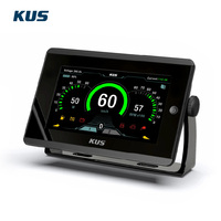 Monitor Laut Seri KUS KMB Layar TFT-LCD 7 inci untuk Kapal, Kompatibel dengan Jaringan 1939/NMEA 2000