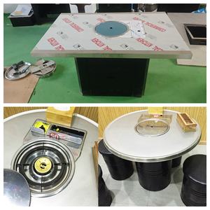 Koreanischer Grill Grill Eingebauter Propan Eingebetteter Gasherd Elektronische Zündung Innen-Edelstahl-Grill zum Backen - Product Image 6