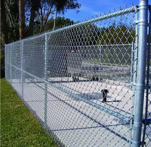 السياج الصدئ الرياضي النمسي 8 قدم حديقة الاطفال الرياضية المجمعة شبكة 100 قدم
