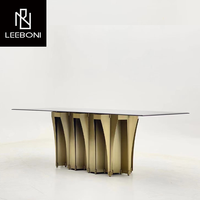 Table de Salle à Manger Italienne Table de Salle à Manger Moderne de Luxe Ensemble de Meubles de Table de Salle à Manger au Design de Luxe