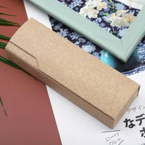 Estuche para <span class=keywords><strong>gafas</strong></span> de sol hecho a mano con textura de madera imitada, portátil, para guardar <span class=keywords><strong>gafas</strong></span> <span class=keywords><strong>graduadas</strong></span> de lectura. - Product Image 1