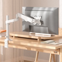 Soporte Articulado para Monitor LED de 17-32 Pulgadas con Resorte de Gas de Aleación de Aluminio, Soporte de TV con Movimiento Completo, Soporte para PC, VESA, en Stock