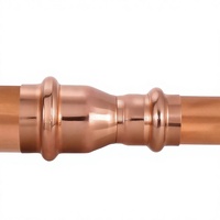 Raccords à sertir en cuivre 3/4" x 1/2" à tête hexagonale, raccord réducteur pour plomberie |   Chauffage hydronique par alimentation en eau