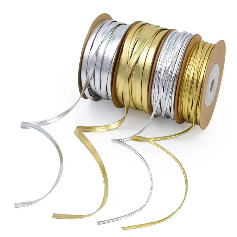 15m bir rulo demir tel altın ve gümüş deri halat bilezik kolye takı aksesuarları ev yaratıcı şerit