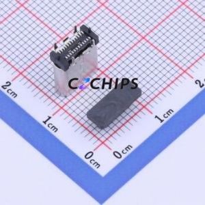 GT-USB-7019D USB Connector SMD Connector ( Connector Type: Type-C )( Protocol Standard: USB 3.1 )( Gender: Female ) - Product Image 2