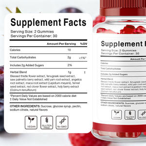 Vrouwen Big Size Borstvergroting Gummies Kruidensupplement Bevorderen Borsthuid Gezondheid Gummies Voor Verbetering - Product Image 5