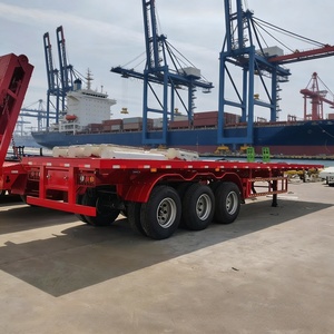 Remolque de Plataforma Multifuncional de 2/3 Ejes y 40 Pies para Transporte de Contenedores y Equipos - Product Image 5