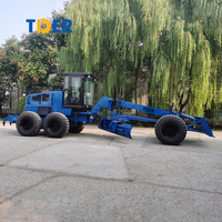 Machine de nivellement automatique TG220 de China Road Machinery, niveleuse hydraulique, moteur de 220 CV