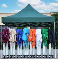 Estructura de Techo Tipo Canopy, Carpa Plegable Resistente de 10x10/10x15, Impermeable, 5m, Parasol para Ferias Comerciales y Grandes Eventos