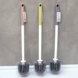 JY1280 mango largo de plástico baño cepillo de limpieza cepillo de inodoro