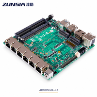 Carte mère industrielle 6x Gigabit LAN intégrée, processeur Core 12e/13e génération, double DDR4/5, 2x M.2 2280 SATA3.0, alimentation CC 12-19V