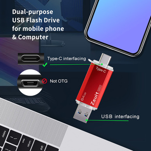 适用于<span class=keywords><strong>Android</strong></span>手机的2合1 Type-c USB钥匙拇指闪存驱动器64gb 3.0 <span class=keywords><strong>Pendrive</strong></span> 128GB USB磁盘记忆棒 - Product Image 2