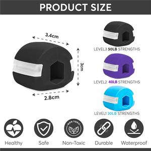 Bola Ejercitadora Facial para la Mandíbula – Tonificador Muscular de Mandíbula, Herramienta Antienvejecimiento para Lifting Facial – Silicona de Grado Alimenticio, Adelgazamiento de Mandíbula y Levantamiento de Mejillas - Product Image 5