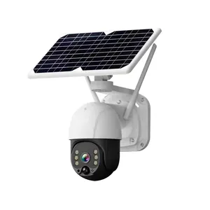 Cámara de seguridad solar IP para exteriores, sistema de videovigilancia inalámbrico con Wifi, Audio bidireccional y visión nocturna