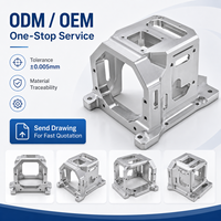 Services d'usinage CNC multi-axes, protection de machine en aluminium 6061 avec traçabilité des matériaux pour la robotique