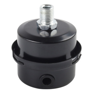 Silenciador de compresor de aire de 1 pulgada con rosca de plástico y acero para uso industrial - Product Image 2