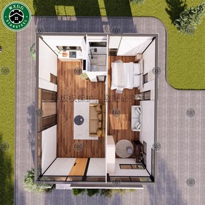 Casa Contenedor Prefabricada Moderna de Una Planta de Alta Calidad Directo de Fábrica con Porche Cubierto para Vivir - Product Image 6