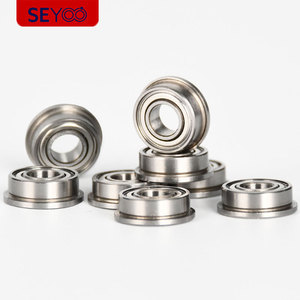 Rodamientos de Bolas Miniatura con Brida Seyoo 5x11x4 MF115ZZ F638/5ZZ de Acero Cromado ZZ Sellados Métricos P0 para Equipos de Fitness - Product Image 1