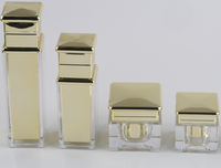 Botol kaca baru 2025 dengan desain unik modis dan elegan untuk Krim Wajah & krim perawatan kulit