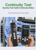 Testeur de câble réseau NOYAFA le plus récent, traceur de fil NF-8506 BT POE, testeur de réseau LAN, fibre optique