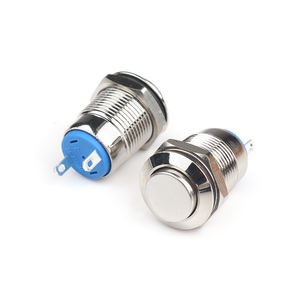 12mm testa a cupola momentanea Super Mini pulsante normalmente aperto terminale a vite Spst impermeabile - Product Image 4